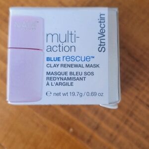 NEW In Box StriVectin Multi-Action Blue Rescue Clay Renewal Mask .69 Oz 19.7 G